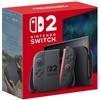 Nintendo Console Nintendo Switch 2, schermo 1080p 4K HDR a 120fps, batteria sostituibile, Joy-Con 2 magnetici, colore blu chiaro e rosso chiaro