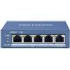 Hikvision Switch Hikvision non gestito L2 4 porte Gigabit Ethernet 10/100/1000 Blu [DS-3E0505P-E]