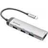 Verbatim Hub Verbatim 49147 4xUSB 3.2 Grigio [49147]