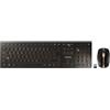 Cherry Tastiera Cherry DW 9100 Slim Wireless con Mouse Nero [JD-9100DE-2]