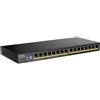 Zyxel Switch Zyxel GS1100-16EPS non gestito 16 porte Gigabit Ethernet 10-100-1000 Nero [GS1100-16EPS-EU0101F]