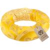 Avanda Cuscino per ciotola da canto a forma di anello per una posizione sicura della vostra ciotola da canto (fino a Ø 20 cm) e un suono più intenso, artigianato tradizionale, giallo-oro