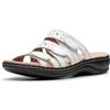 Clarks Leisa Grace - Scarpe da donna con plateau, Pelle bianca., 44 EU | Sandali Comfort