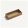 Falmec KACL.1011 Vassoio portaposate 293x128x54 mm in legno di faggio naturale 1 scomparto per Modulo contenitore cappa Monolith