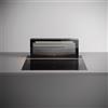 Falmec Level Cappa a scimparsa con Installazione su Top Downdraft 90 cm Vetro fumé e Alluminio satinato nero - CLEW90.E1P2#EUN490F
