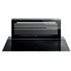 Falmec Level One Piano Cottura Incasso ad Induzione e Cappa Integrata con Sistema Sali - Scendi con regolazione dell'altezza 90 cm 4 Zone Flex Vetroceramica Nero matt - CLEW90.E3P2#EUC490F