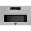 Bertazzoni Serie Professional F30PROMWLXT Forno da Incasso Elettrico Compatto Combinato Microonde 76 cm Altezza 48 cm Acciaio Inox