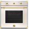 Bertazzoni Serie Heritage F605HERGKAG Forno da Incasso a Gas Ventilato 60 cm Avorio finiture Oro