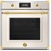 Bertazzoni Serie Heritage FHER6117CTAG3 Forno da Incasso Multifunzione Elettrico Ventilato 60 cm Pirolitico funzione a vapore assistito e funzione total steam Avorio finiture Oro