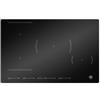 Bertazzoni Serie Modern P784I1M30NVS Piano Cottura da Incasso Induzione 78 cm 4 Zone 1 Multizona Bridge vetro ceramica Nero con bordo smussato
