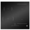 Bertazzoni Serie Modern P604I1B26NVS Piano Cottura da Incasso Induzione 60 cm 4 Zone 1 Multizona Bridge vetro ceramica Nero con bordo smussato