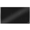 Bertazzoni Serie Modern P905I1M30CP Piano Cottura da Incasso Induzione 90 cm 5 Zone 1 Multizona Bridge con slider LED a scomparsa vetro ceramica Nero con bordo Carbonio