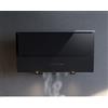 Falmec Verso Easy Cappa a Parete inclinata 85 cm Vetro temperato Nero doppia area di aspirazione e pulsantiera touch - CVXN85.E2P2#ZZZN491F