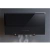 Falmec Verso Cappa a Parete inclinata 85 cm Vetro temperato Nero doppia area di aspirazione e pulsantiera touch - CVXN85.E0P2#ZZZN490F