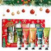 Rakiuty Creme per Le Mani Set Regalo di Natale, Crema Mani Regalo Natale, Hand Cream Set, Nutriente e Riparare Mani Secche, per Compleanno, Natalizie, Anniversario e Festa, 5 Pezzi