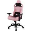 DRIFT GAMING DR220 - Sedia da gaming ergonomica in tessuto traspirante, braccioli 4D, schienale reclinabile fino a 135°, cuscini lombari e cervicali, colore rosa