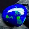 AK GEMS AND JEWELLERY Opale Nera Naturale Fire Opal Cabochon Sciolto 4,1 Ct Oval 14x10mm