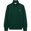 LACOSTE Uomo Lacoste Maglione Mezza Zip 100% Lana Cardata