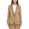 EMME MARELLA Donna Emme Marella Blazer 1 Bottone In Velluto Coste Stretch Donna