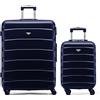 Flight Knight ABS 3 Taglia Valigia Leggera Compatibile Con Alitalia, easyJet, RyanAir, Air Italy E Tanti Altri! Trolley Bagaglio A Mano 55x35x20 cm Grande Bagaglio Da Stiva 4 Rotelle.