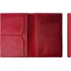STAR VISTA Albatross - Porta passaporto da viaggio in pelle, design minimalista, custodia in pelle pieno fiore per uomini e donne, portafoglio sottile per passaporto, bifold, blocco RFID, Pelle bovina