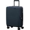 Samsonite Valigia da viaggio Restackd Spinner, 4 ruote, bagaglio a mano 55/20 cm, espandibile, colore blu notte, 45 L - 2,7 kg