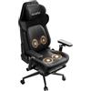 AutoFull M6 Ultra 2.0 Sedia Gaming con supporto lombare dinamico, ventilazione attiva e riscaldamento, massaggio doppia zona, reclinazione 160°, poggiapiedi, fino a 150 kg