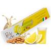Perle di Sole - Torrone Morbido al Gusto di Limoncello | Ricoperto di Cioccolato Bianco al Limone, 150 g. - Torrone Artigianale Italiano con Mandorle e Miele