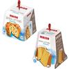 myself SET PANDORO + PANETTONE MAINA CLASSICO SENZA LATTOSIO 750 GR NATALE LACTOSE FREE