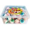 Casa del Dolce Trolli POP EYE, Vaschetta da 45 Pezzi di Caramelle a Forma di Occhio con Ripieno al Gusto Fragola, Senza Glutine, Idea per Compleanni e Feste