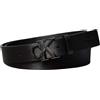 Calvin Klein Ck Faceted Buckle 32mmlv04d7173g Cinture Uomo (Pacco da 1)