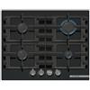 Bosch - Piano Cottura PNP6B6K40 a Gas 4 Fuochi Gas Colore Nero - SPEDIZIONE GRATUITA