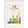 EGOFINE Cornice portafoto A2 rivestita in plexiglass, espone foto A3 con passepartout o A2 senza passepartout, cornice A2 con vero vetro, orizzontale o verticale, da appendere alla parete