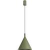 SOLLUX lighting Lampada a sospensione a LED Nox, 25 cm, verde oliva