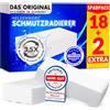 HELDENWERK® Gomma per cancellare lo sporco [18+2 Extra] Spugna per cancellare le macchie più ostinate - Magic Eraser & Spugna magica per pareti, cucina, bagno e sneaker, extra resistente