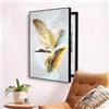 AFGZQ Copertura del Quadro Elettrico Decorativa Pittura Decorativa for Copertura Contatore Elettrico Nascondere I Dipinti Punzone Libero Foto Personalizzate(Gray,40x60cm)