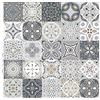EUNEWR 25 adesivi a mosaico, per piastrelle, in PVC, per cucina, bagno, decorazione della casa (10 x 10 cm)
