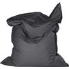 SXBCyan Fodera Pouf da Esterno (Senza Imbottitura) Coprisacco a Sacco Galleggiante Rettangolare, Chaise Longue Impermeabile per Adulti, Cuscino da Spiaggia, Divano Letto(Dark Grey,140x180cm-cover)
