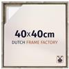 Dutch Frame Factory - Cornice a cassetta 40x40 cm Rovere - MDF | Cornice a cassetta per tele, Adatta per tele fino a 2 cm di spessore, Senza pannello posteriore né vetro, Made in Holland