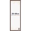Dutch Frame Factory - Cornice 20x60 cm Marrone - Plastica | Vetro acrilico antiriflesso, Montaggio a parete, Adatta per foto, poster o puzzle, Made in Holland