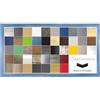 RahmenMax Skane Deluxe - Cornice per foto, poster, puzzle, pittura a diamante, 40 x 120 cm, blu chiaro sbiadito, 120 x 40 cm, in vetro sintetico trasparente, per puzzle, pittura a diamante, stampa