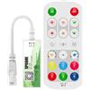 BTF-LIGHTING Controller LED Bluetooth SPI RGB SP668E con telecomando RF3 | sincronizzazione musicale controllo di gruppo per strisce LED RGB indirizzabili FCOB 5050SMD WS2811 WS2812B 5V-24V 600 pixel