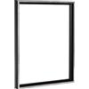 Bildershop-24 Cornice per giunti ombreggiati Lamia, 60 x 90 cm, Nero Argento Antico, Kit di autoassemblaggio fai da te