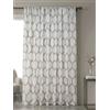 Tende Arredo Tessile - Tende per Interni Tende Moderne con Fascia Predisposta per Bastoni Ø Fino a 5cm, Tenda Camera da Letto Moderna, Soggiorno, Cucina (1 Pannello 200x260cm, Italia Tortora)