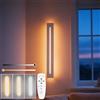 niuniaj 10W/40CM Applique da Parete Interno Moderne LED con Telecomando | 3 Temperature di Colore(3000K/4000K/6000K),Lampada da Parete LED Dimmerabile Bianco per Soggiorno Camera da Letto