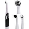 Joyan Spazzola Elettrica per Pulizia Rotante Scrubber Elettrico Spazzole con 4 Testine Intercambiabili per Bagno, Cucina, Piastrelle, Fughe e Vasca da Bagno (Batterie non incluse)