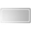 vidaXL Specchio da bagno LED Trasparente 100 x 50 cm vetro temperato