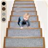 Generic Tappeti per Scale, 76 * 20cm, Tappetini Antiscivolo per Scale, Resistente e Lavabile, Utilizzato per la Protezione Interna di Bambini Anziani e Cani,002,1pcs
