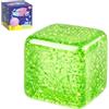 SUYORIR Cubo Squishy glitterato antistress, giocattolo antistress in TPR (verde) | Giocattolo sensoriale scintillante per bambini, adolescenti e adulti, cubo da 5,5 cm per scrivania, viaggi, pensierini