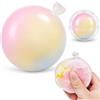 Henjunu Palla Antistress Croccante, Palla Antistress Modellabile, Squishy Ball | Rebound Wax Coating, cera, giocattolo da schiacciare, palla di neve crunch anti stress, giocattolo antistress per la pelle
